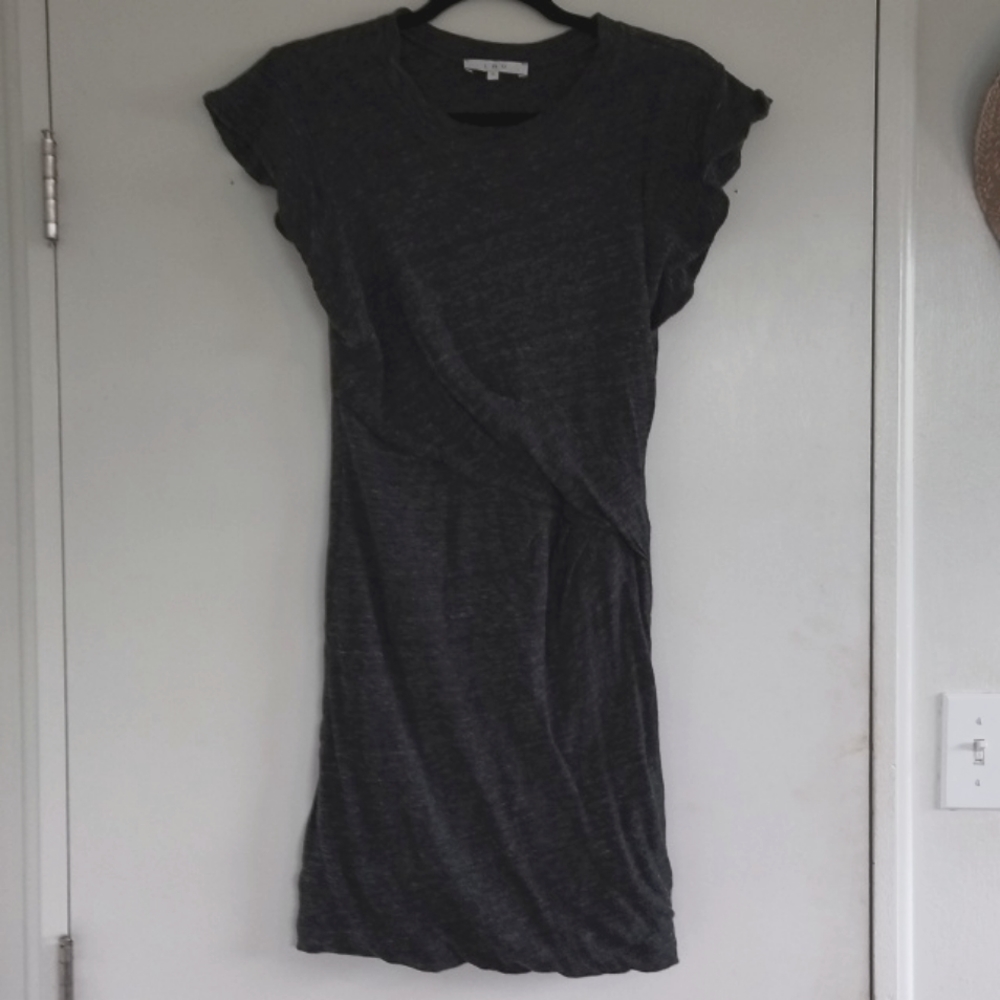 IRO Nanking T-shirt Dress, dark gray Heather
